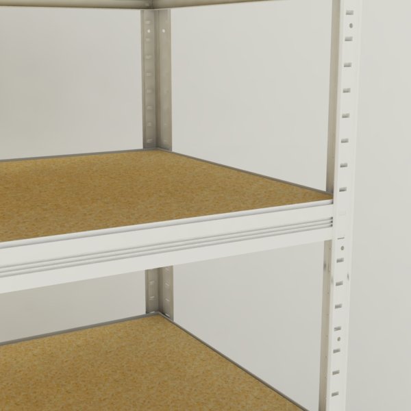Regál Futur 2100x900x600/8, bílá, 350kg/pol.
