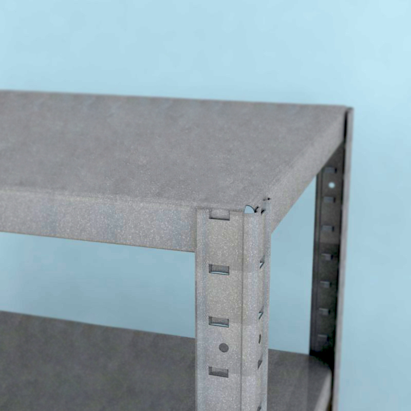 Kovový regál Drumy 2400x600x400/8, 130kg/pol., pozink