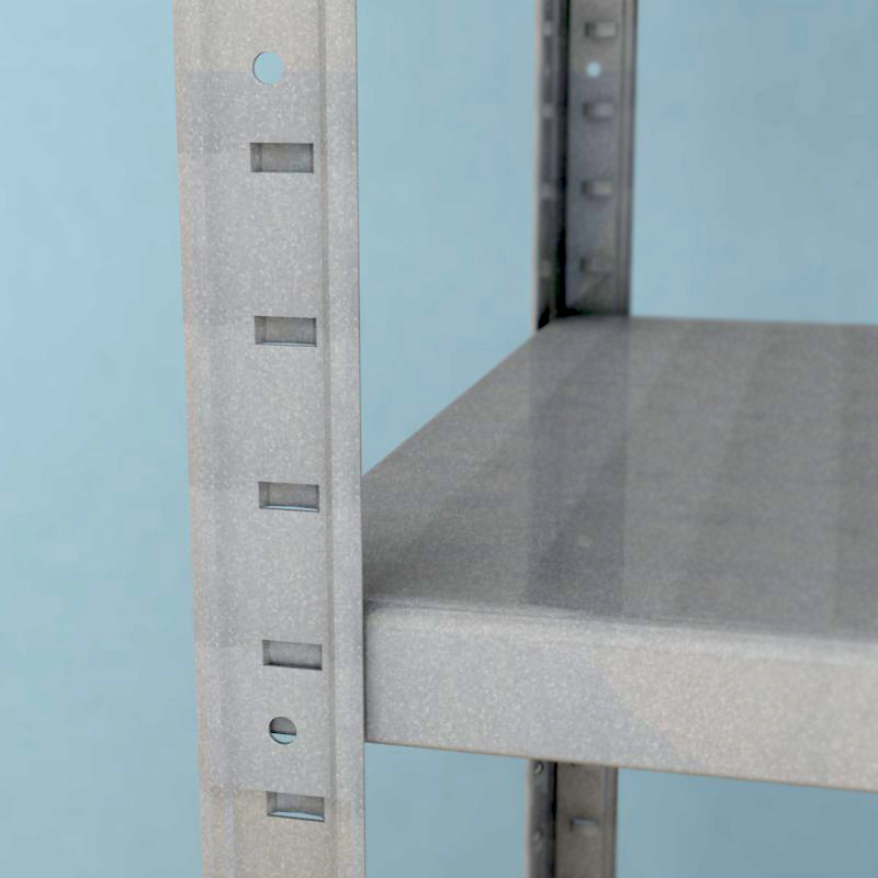 Kovový regál Drumy 2400x600x400/8, 130kg/pol., pozink