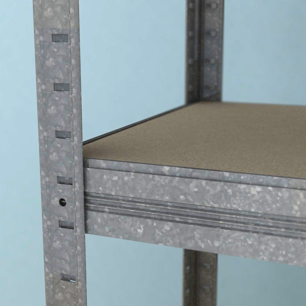 Regál Futur 2400x750x350/8, pozink, 350kg/pol.