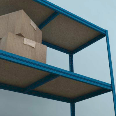 Regál Futur 900x900x600/3, modrá,350kg/3 pol.