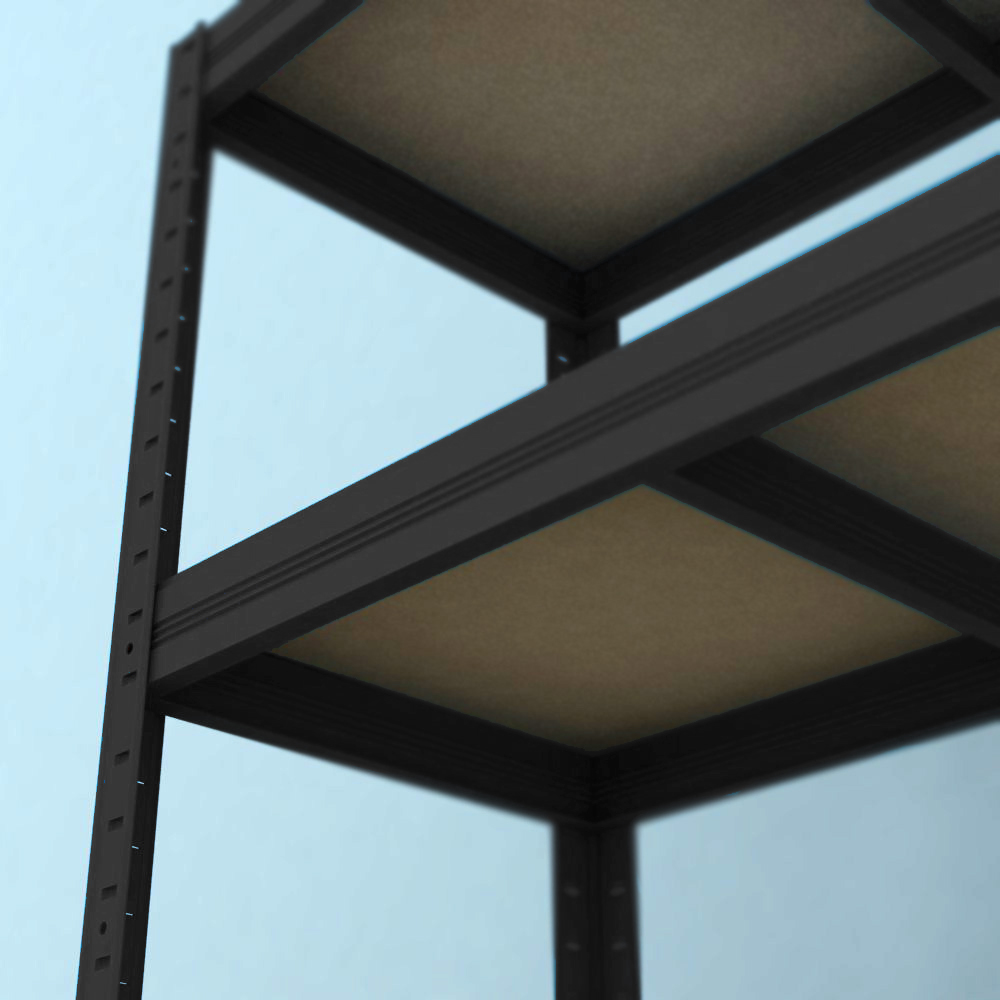 Regál Futur 1800x750x350/5, černá, 350kg/pol.