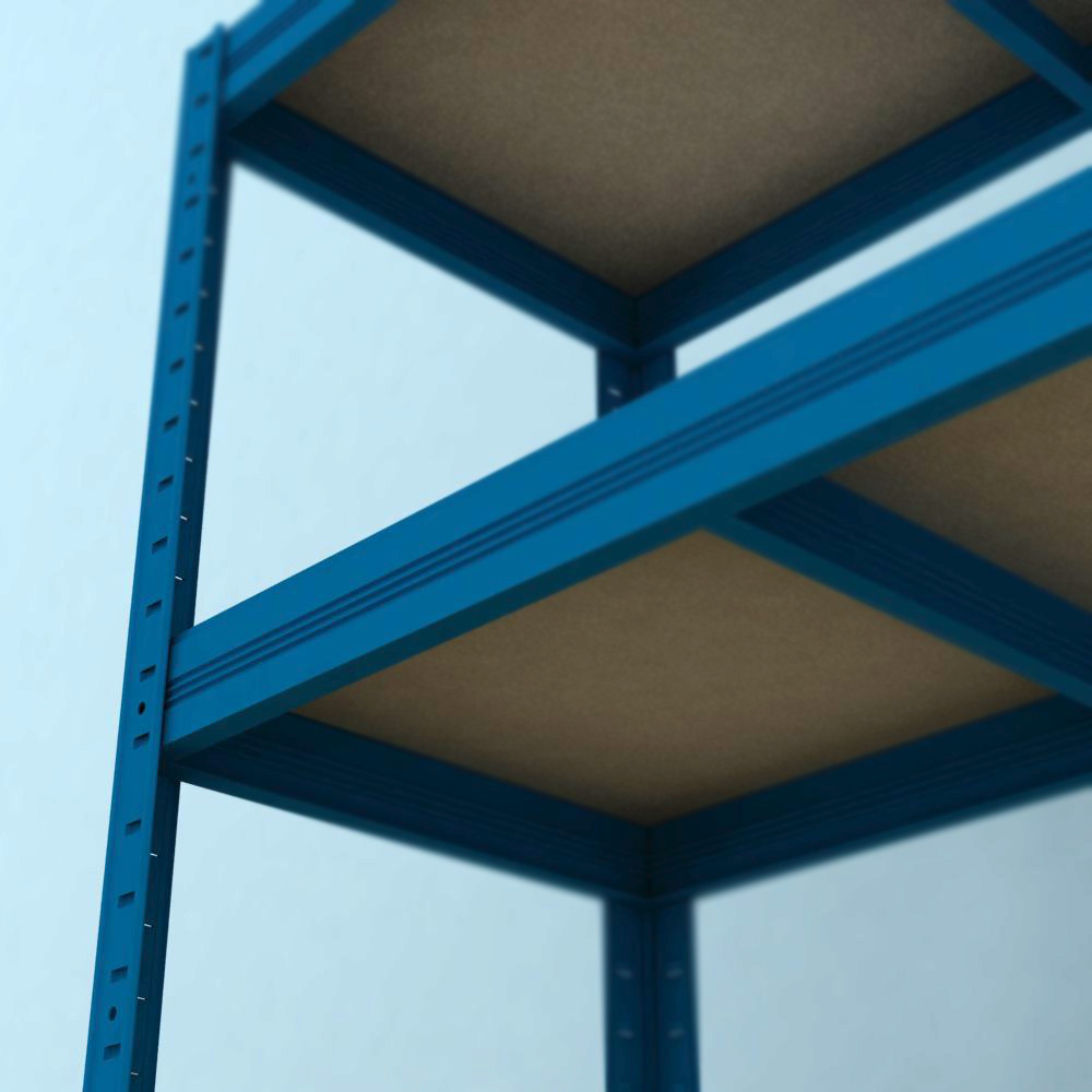 Regál Futur 2400x900x450/6, modrá, 350kg/pol.